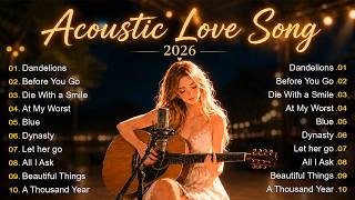 Trending Acoustic Love Songs Cover Playlist 2026 🎶 Soft Acoustic Cover Of Popular Love Songs screenshot 5
