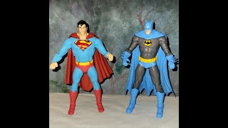 McFarlane DC Multiverse Superman Batman customs and kitbash Dark Knight Returns Gotham Nightwing