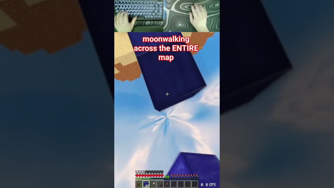 moonwalking the entire map in bedwars duels! 