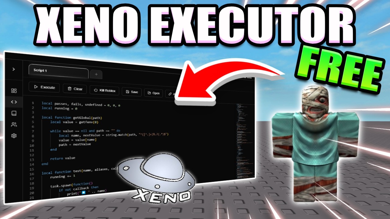Xeno Executor – ЛУЧШИЙ бесплатный исполнитель Roblox без ключей в 2026 году? (РАБОТАЕТ)
