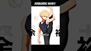 Athletic Body anime mha bakugou deku todoroki dabi myheroacademia fyp edit shorts