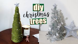 DIY minimalist table christmas trees cheap chic