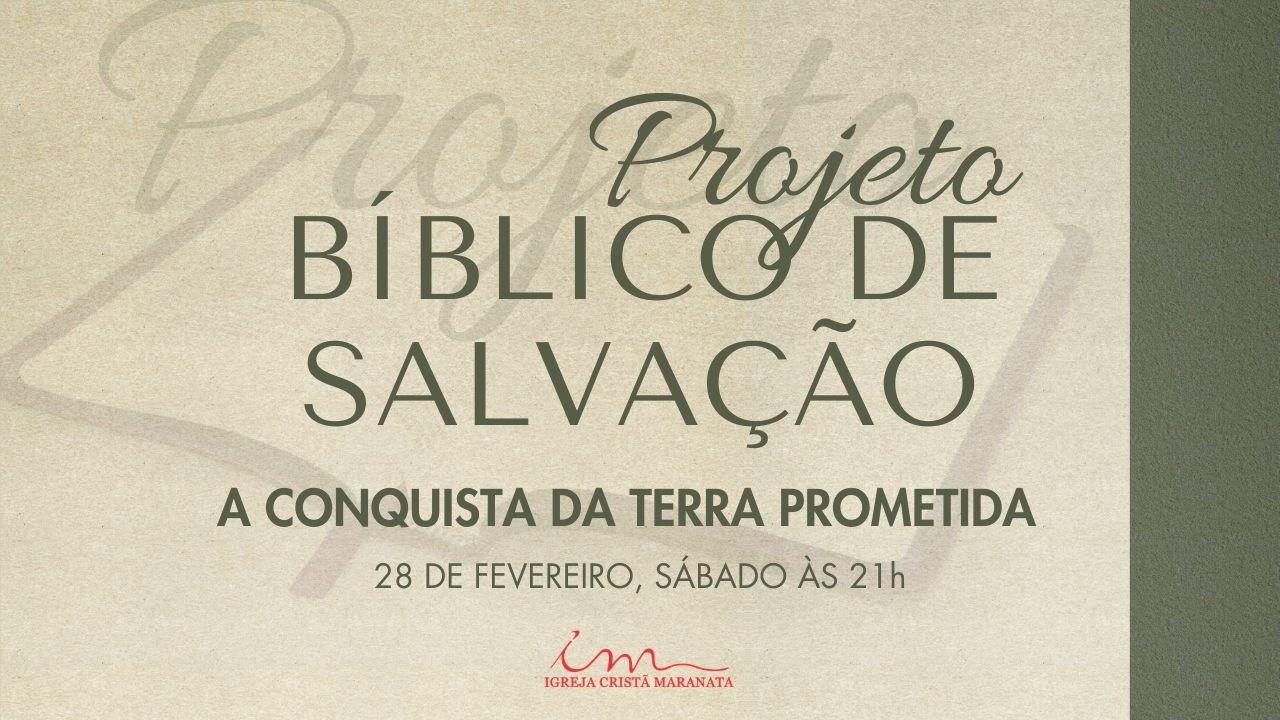 28/02/2026 - [Projeto Bíblico de Salvação] - ICM - 