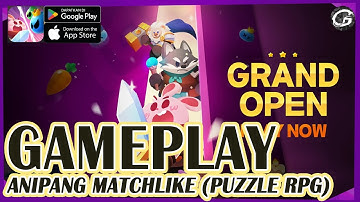 Anipang Matchlike (Puzzle RPG) Gameplay - Mobile Game (Android/IOS)