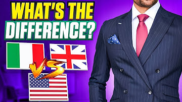 British, Italian, and American Suits: What