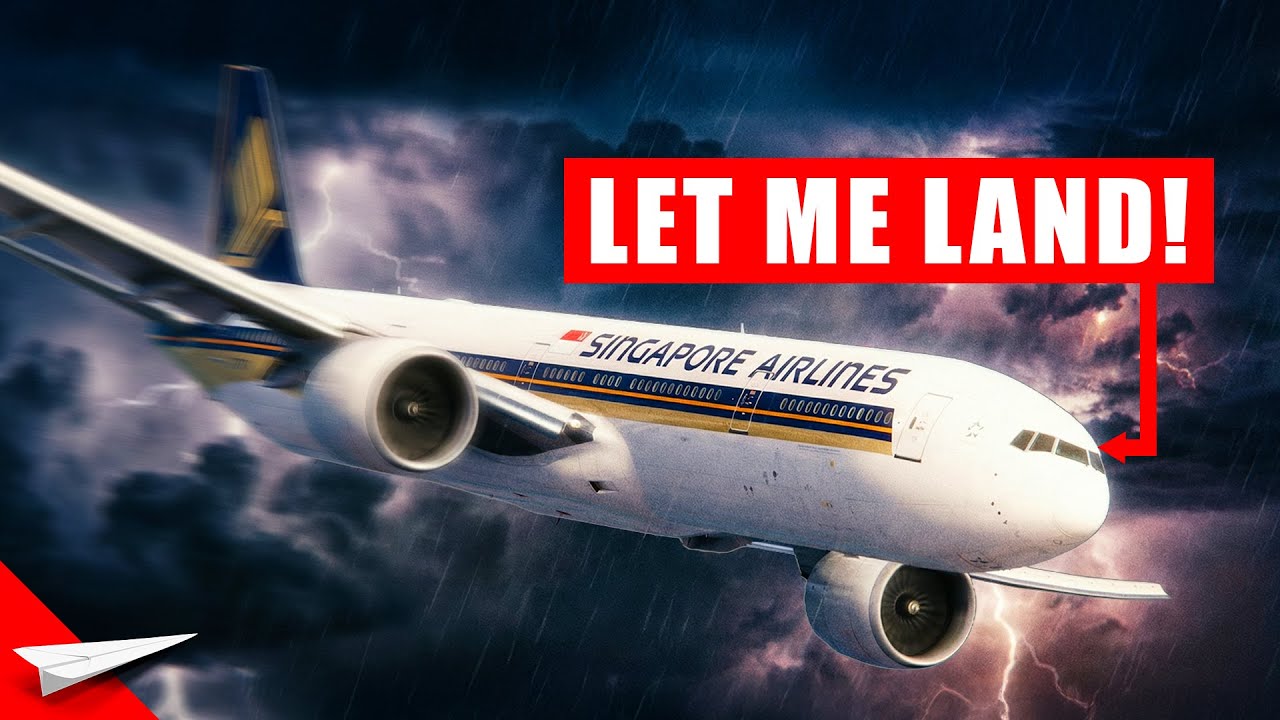 TRAPPED over Singapore without fuel in a THUNDERSTORM!