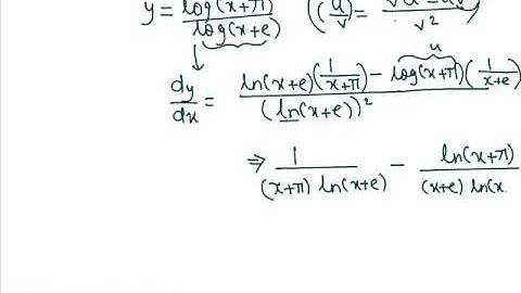 The Quotient Rule : Example 2