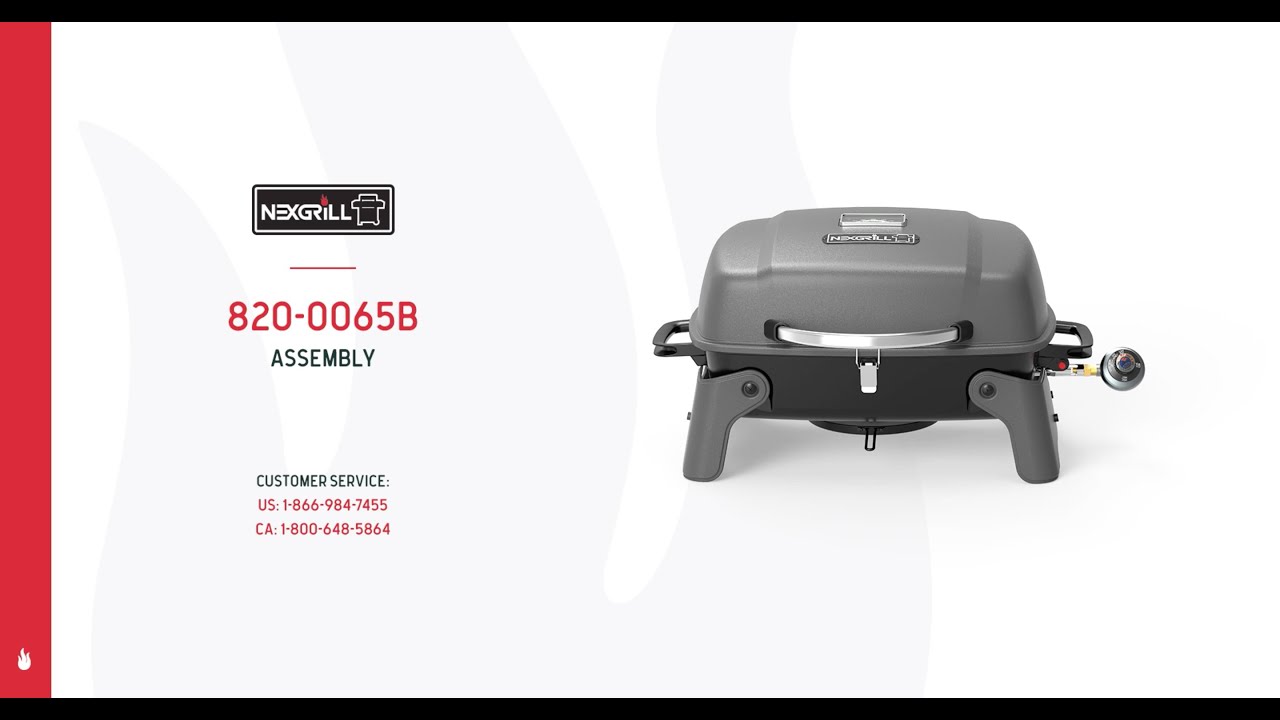 1-Burner Portable Propane Gas Table Top Grill (820-0065B) 