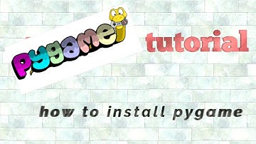 how to install Pygame and code for hello world in pygame | Pygame tutorial 1