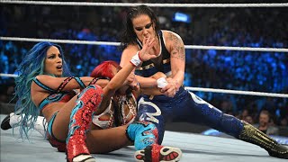 Sasha Banks \& Shayna Baszler fight for submission dominance