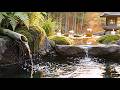 Relaxing Piano Music & Bamboo Water Sounds 🌿 Sleep Music | Stress Relief & Zen Meditation