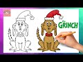 How To Draw Max from The Grinch - Christmas | Easy Drawing Tutorial