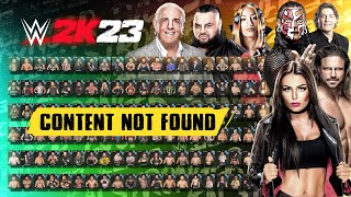 WWE 2K23 : 139 Wrestlers You'll need to Download Week 1 (Not in the game)