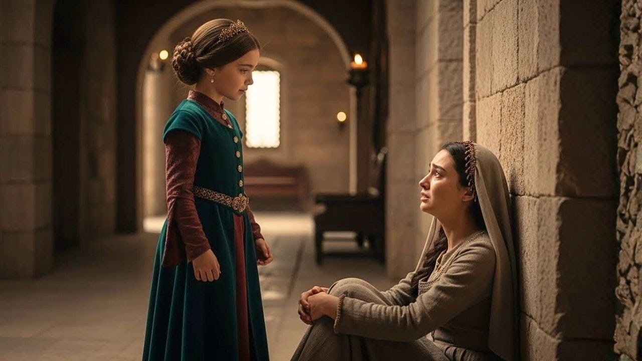 “No llores señora, mi padre, el Sultán, cuidará de ti”, dijo la niña a la joven sirvienta…