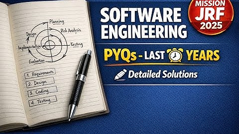 UGC NET CS Software Engineering PYQs | 10 Years Questions with Detailed Solutions(Part-2)| JRFwithAS