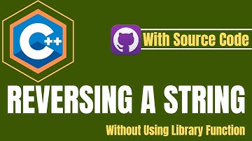 How to Reverse a String without using Library Function | Complete C++ Project  | Urdu/Hindi