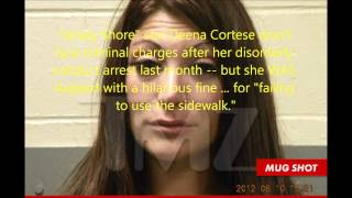 'JERSEY SHORE' DEENA STAR Fined for Being A Street-Dancing Dumbass