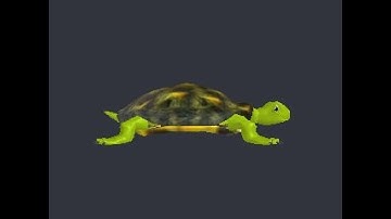 3D Model of turtle - file turtle.max