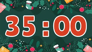 35 Minute Christmas Timer (Countdown Clock With Festive Ending Music)
