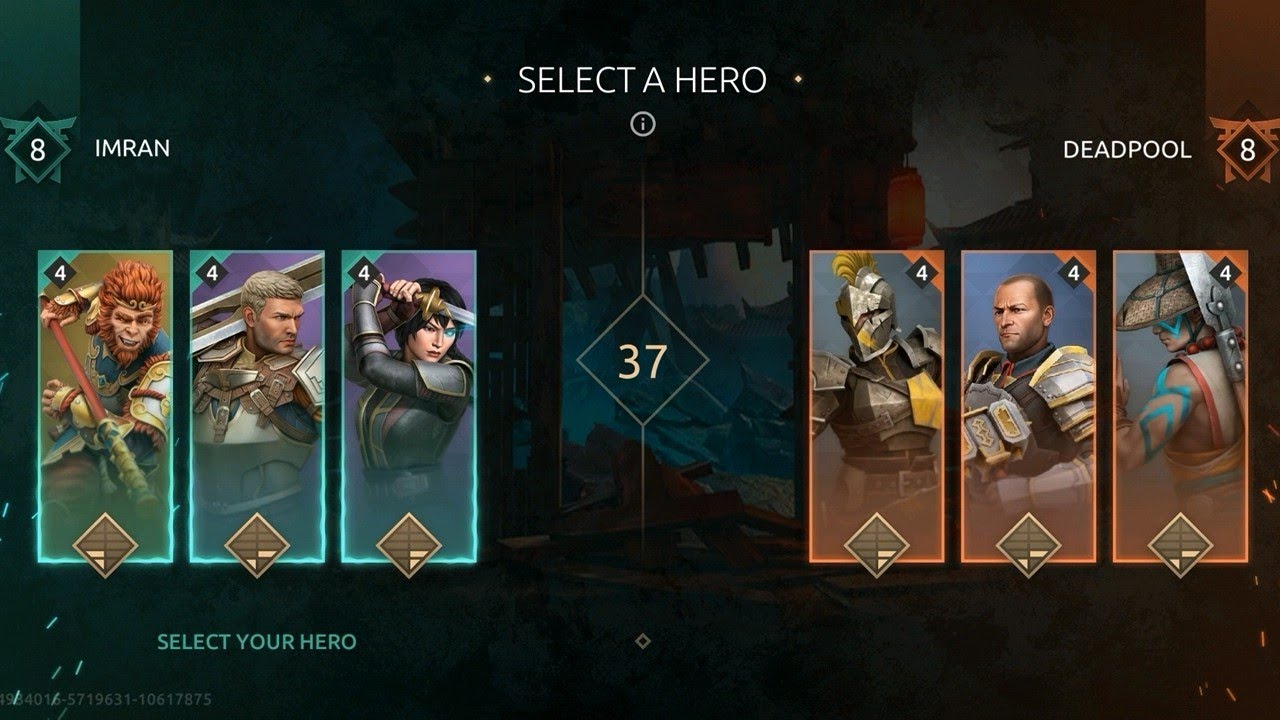 Monkey King Marcus Kibo vs Sarge Shang Kate 3v3 | Shadow Fight 4 arena