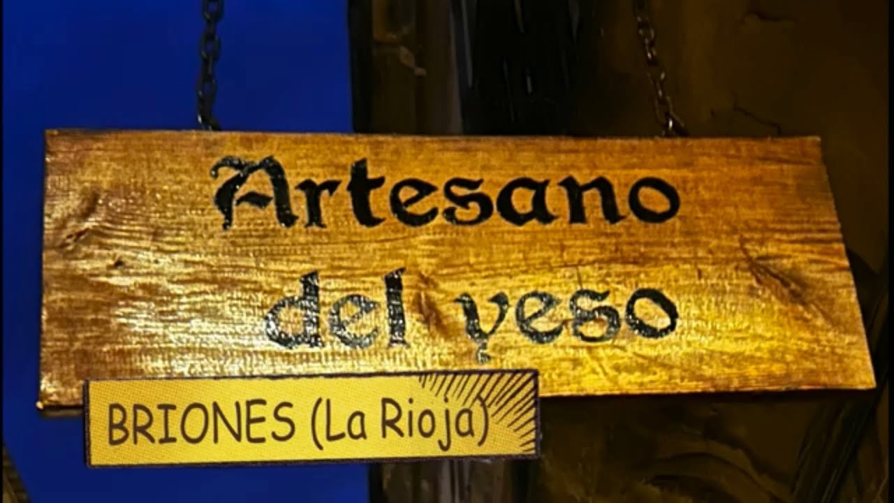 EL ARTESANO DEL YESO. BRIONES ( La Rioja)