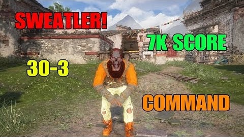 Uncharted 4 Multiplayer - 7K SCORE! - 30-3! - SWEATLER GAMEPLAY! - Command OG - OLD SCHOOL