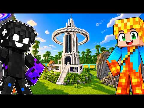 WE BUILT MORFEUS' SPACE HOUSE IN MINECRAFT
