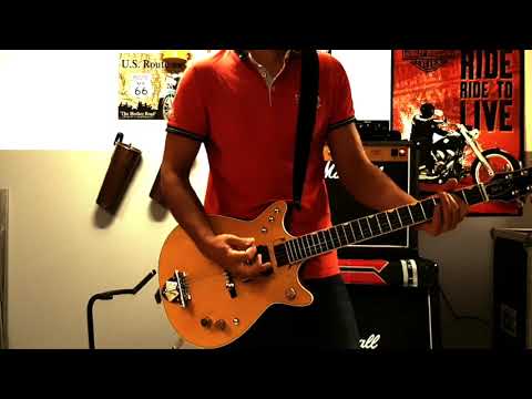 Test with a Gretsch G6131 Malcolm Young AC/DC - YouTube