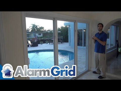 Honeywell 5811: Installed on a Sliding Glass Door