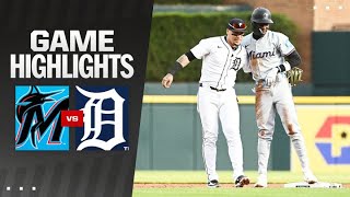 Marlins vs. Tigers Game Highlights (5\/13\/24) | MLB Highlights