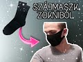 SZÁJMASZK KÉSZÍTÉS ZOKNIBÓL