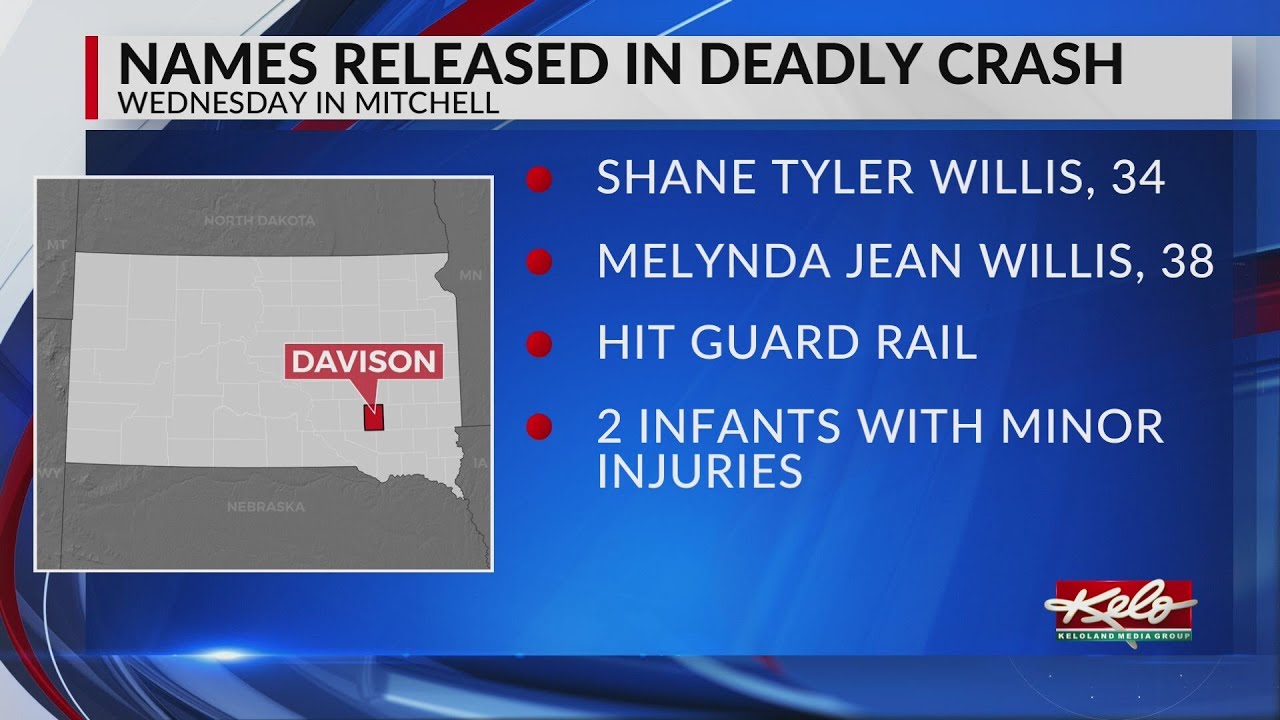 Names released for Wednesday fatal crash near Mitchell - YouTube