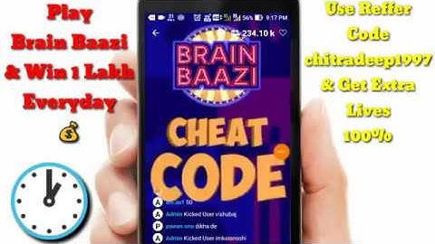 BRAIN BAAZI CHEAT CODE FOR 16TH MAY AT 1:00 PM | CHEAT CODE | WIN 50,000 RUPEES 💰 | #Brainbaazi