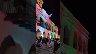 Marcha de Malvinas por banda en el Cabildo de la ciudad de Salta