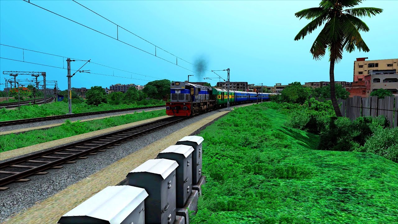 Diesel Loco Coupling And Puling Multiple Coach Indian Trainsimulator Pc Gameplay | SHREE'S GAMING |