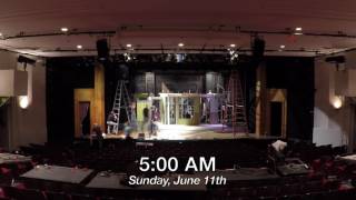 CRT Behind the Scenes: NOISES OFF Changeover