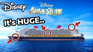 Disney Adventure Cruise Ship Reveal - Booking, Rides, Food & More