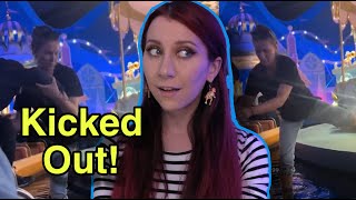 impatient mother ENDANGERS kids on disney ride!?