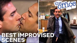 Top 15 UNSCRIPTED The Office Scenes!