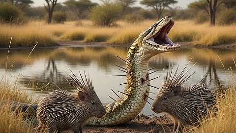 Giant Python vs Porcupines – Full Wild Battle