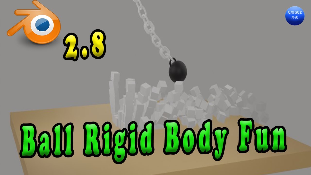 Ball Animation Rigid Body Fun Blender 2.8 Tutorial - YouTube