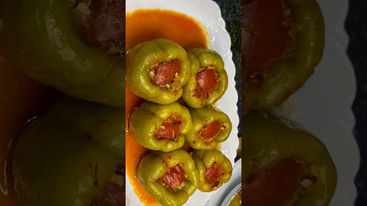 ETLİ BİBER DOLMA #food #aboneol #yemektarifleri #shrots #pratiktarifler #keşfet #recipe #yemek ETLİ BİBER DOLMA #food #aboneol #yemektarifleri #shrots #pratiktarifler #keşfet #recipe #yemek