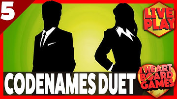 CODENAMES DUET (Session 5, 4 Players) Live Board Game Session! I Heart Board Games!