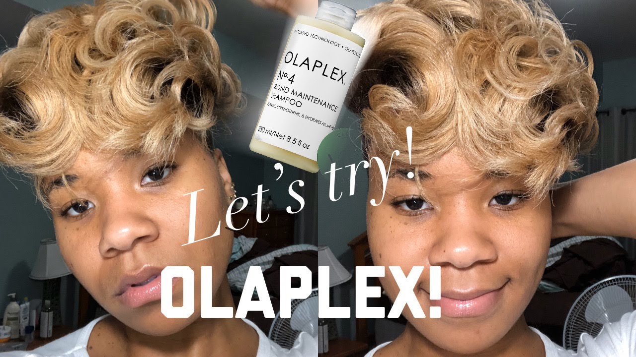 I TRIED OLAPLEX ON MY DAMAGED BLEACHED NATURAL HAIR CHICMARIE YouTube