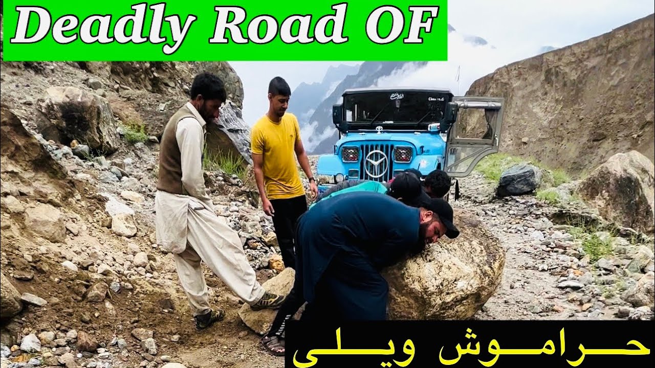 Travel To Haramosh Valley Kutwal Lake Gilgit Baltistan Haramosh valley dangerous jeep Track (part 1)