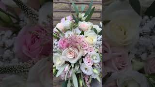 Stunning wedding bouquet of pink roses #florist #weddingflowers #weddingbouquet