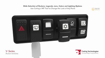 Carling V Series VR3 Switch Series - Rock, Rotate, Recharge - available from Dun-Bri Group