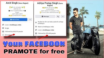How to get Facebook pramotion Free // How to add Sonu Rajput SR ♠️ FBSTORE