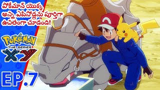 Pokémon the Series: XY భాగం 7 | Giving Chase At The Rhyhorn Race! | Pokémon Asia Official (Telugu)