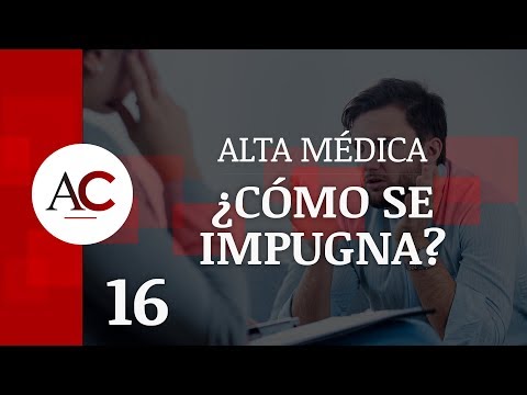 Vídeo sobre la impugnación del alta médica.